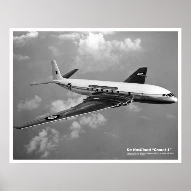 De Havilland Comet 1 Poster (Framsidan)