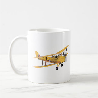de Havilland DH.82 Tiger Moth British WW2 Airplane Kaffemugg