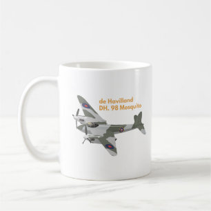 de Havilland DH.98 Mosquito British WW2 Airplane Kaffemugg