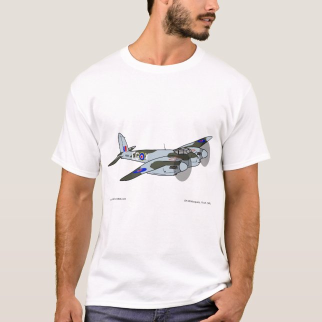 de Havilland Mosquito (1941) T-shirt (Framsida)