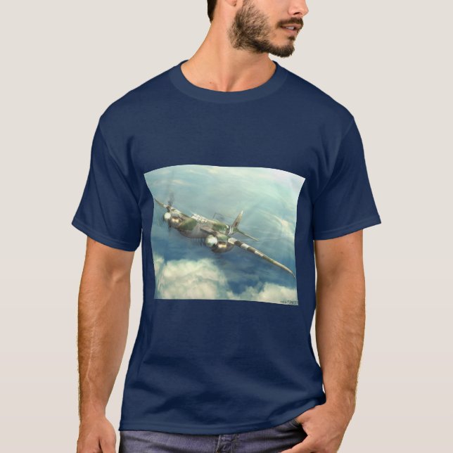 de havilland Mosquito F.B flygplan T-shirt (Framsida)