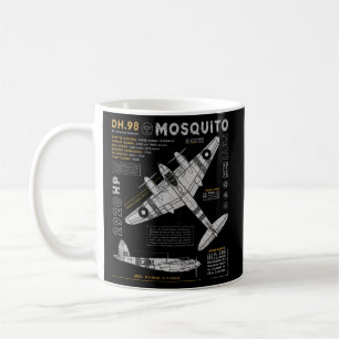De Havilland Mosquito Fighter Bomber British Ww2 R Kaffemugg