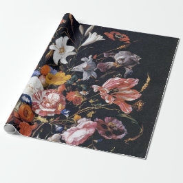 de Heem Blommigt Vas Painting Presentpapper