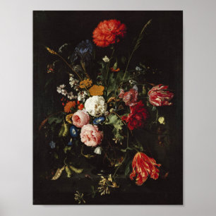de Heem Flower Vas Painting Poster