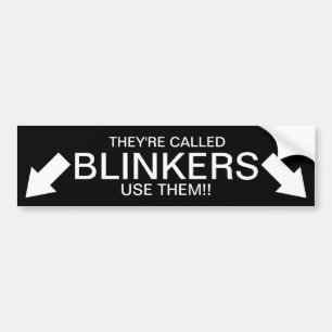 De heter BLINKERS! Bildekal