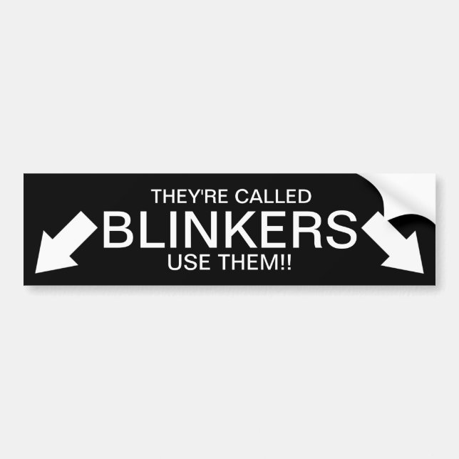 De heter BLINKERS! Bildekal (Framsidan)