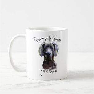 De heter Great dane Hund Pet Roligt Quote Kaffemugg