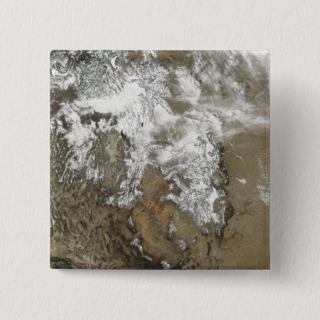 De höga topparna i Rocky mountains Knapp (Framsida)