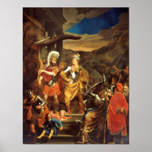 De Hooch - Ferdinand Bol Fabritius och Pyrrhus Poster