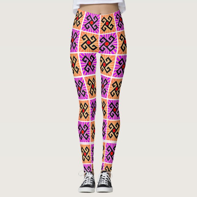 De inhemska amerikanerna var först.. leggings (Framsida)