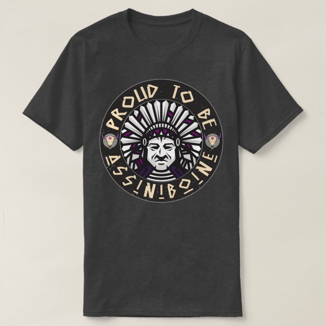 De inhemska amerikanska stammarna lär vara Assinib T Shirt (Design framsida)