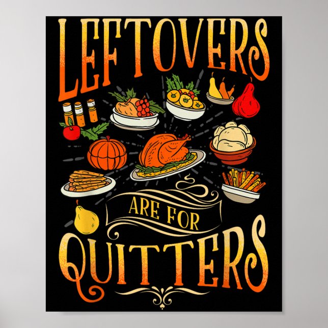 De inspirationsleftovers är till för Quitters-funn Poster (Framsidan)