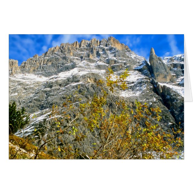 De italienska Alpernorna 2 Hälsningskort (Framsidan Horizontal)