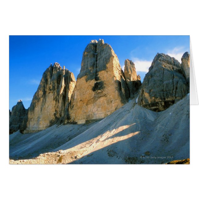 De italienska Alpernorna Hälsningskort (Framsidan Horizontal)