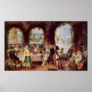 De italienska Komikerna Poster