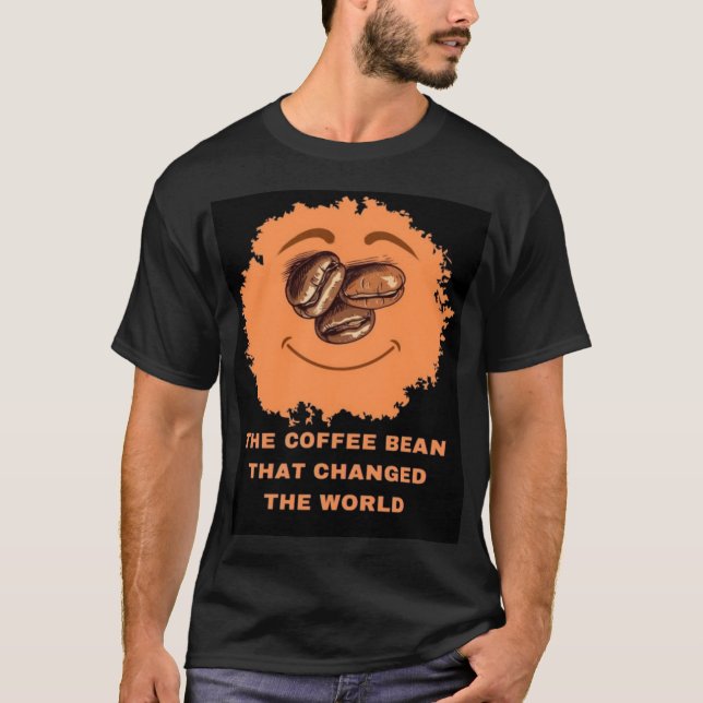 De kaffebönor som förändrade världen t shirt (Framsida)