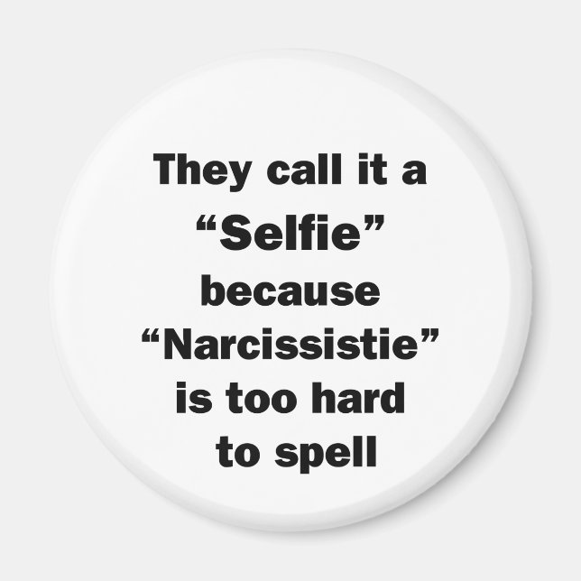 De kallar det för en självklarhet magnet (Framsidan)