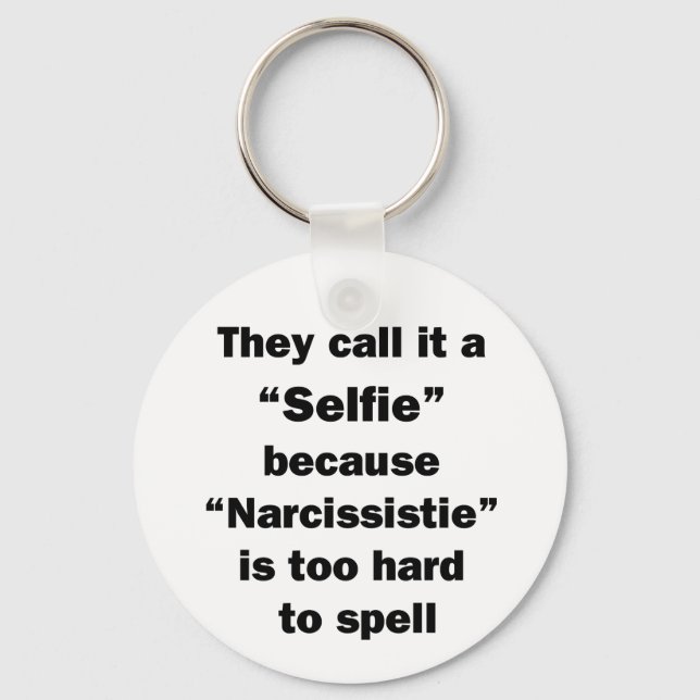 De kallar det för en självklarhet nyckelring (Framsida)