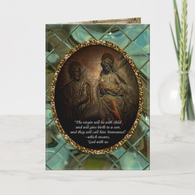 De kallar honom Immanuel Helgkort (Framsida)