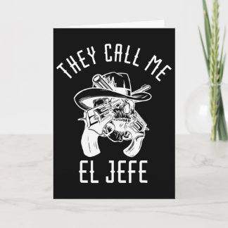 De kallar mig El Jefe Mexikansk chef Mexico Sher Kort