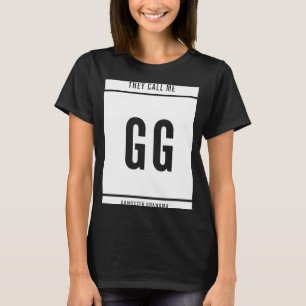De kallar mig GG Gangster Grandma T Shirt
