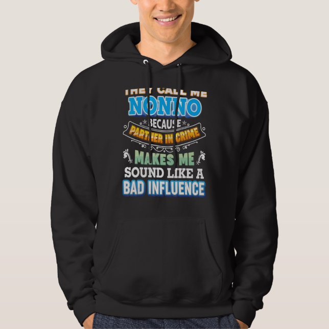 De kallar mig inte för partner i Krim Far Hoodie (Framsida)