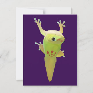 De kallar mig klibbig toes! DAY GECKO Vykort