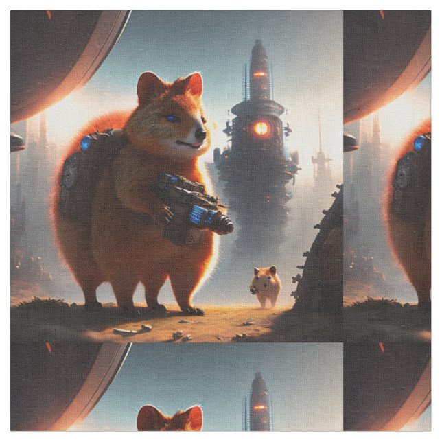 De kallar mig min Quokka, tyg (Närbild)