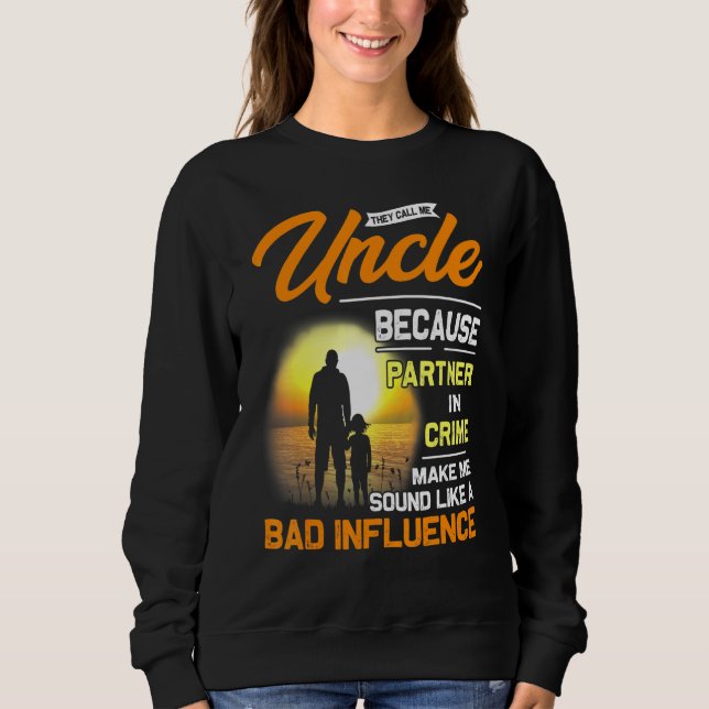 De kallar mig morbror för partner i Krim Far T Shirt (Framsida)