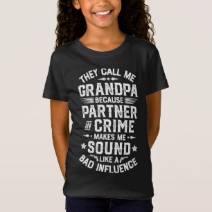De kallar mig morfar-partner i Krim Fars dag T Shirt