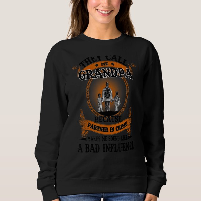 De kallar mig morfar partner i kriminalitet en dål t shirt (Framsida)