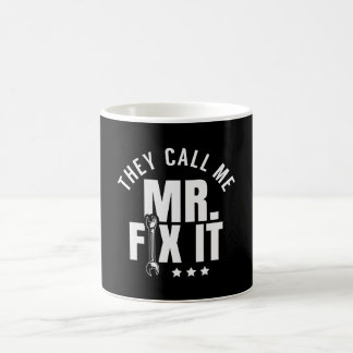 De kallar mig mr Fix Handyman Kaffemugg
