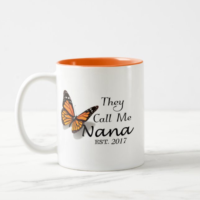De kallar mig Nana Två-Tonad Mugg (Vänster)