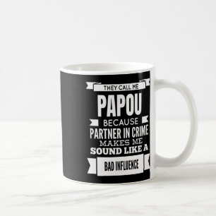 De kallar mig Papou Grekiska farfar Kaffemugg