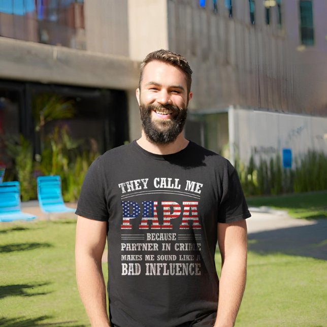 De kallar mig pappa för brottslig partner t shirt (Skapare uppladdad)