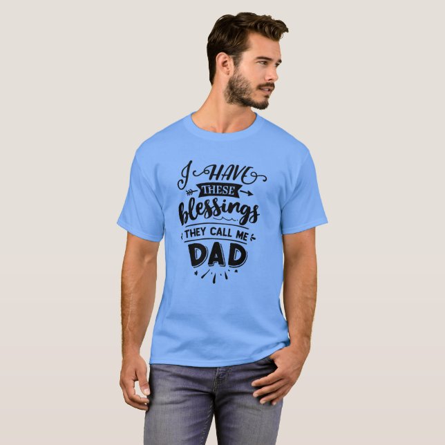 De kallar mig Pappa T Shirt (Hel framsida)