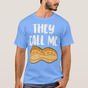 De kallar mig Peanut Funny Gender Reveal Nöt T Shirt