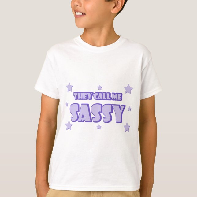 De kallar mig Sassy Tröja (Framsida)