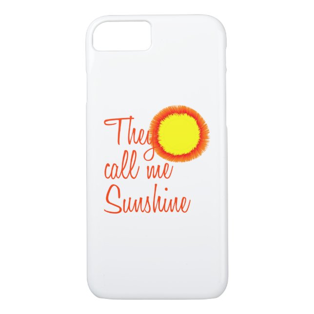 De kallar mig Sunshine Case-Mate iPhone Skal (Baksida)