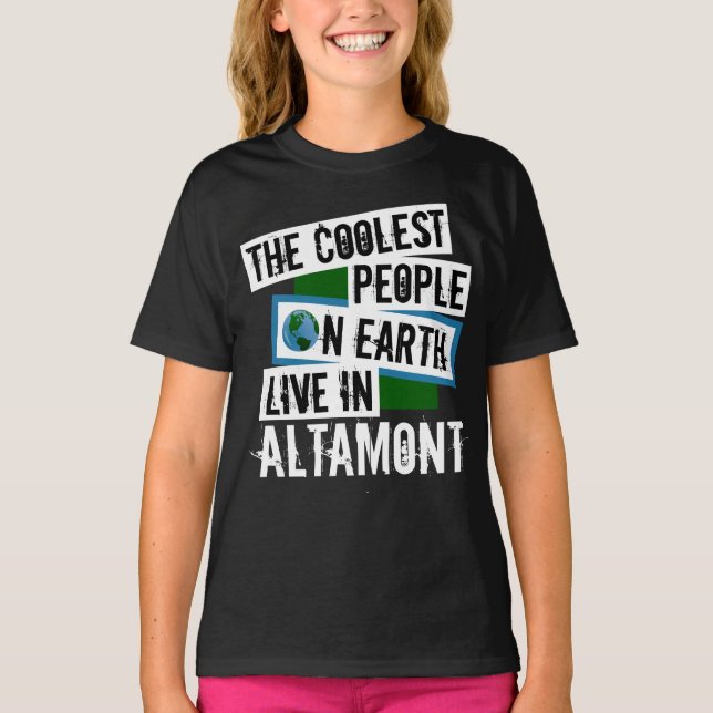 De kallaste människorna på jorden bor i Altamont T Shirt (Framsida)