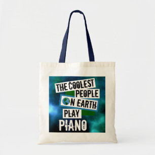 De kallaste människorna på jorden spelar Piano Tygkasse