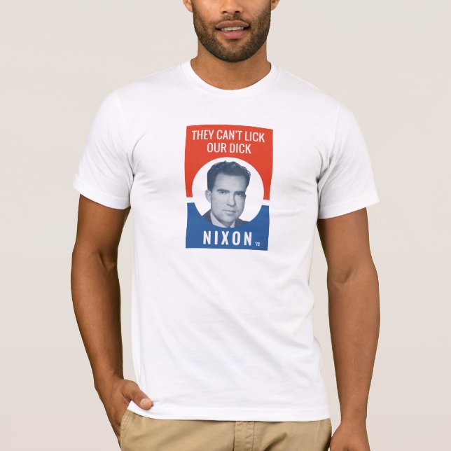 De kan inte slicka vår deckare - det Nixon '72 T-shirt (Framsida)