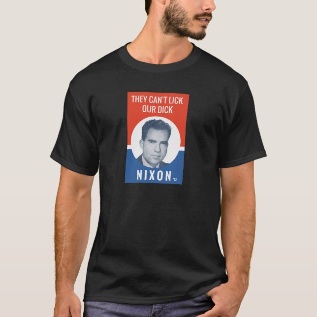 De kan inte slicka vår deckare - det Nixon '72 T-shirt (Framsida)