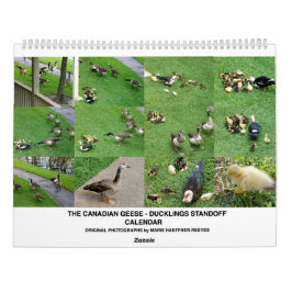 DE *KANADENSISKA GÄSSEN* - *ANKUNGAR* STÅNDAKT 202 KALENDER