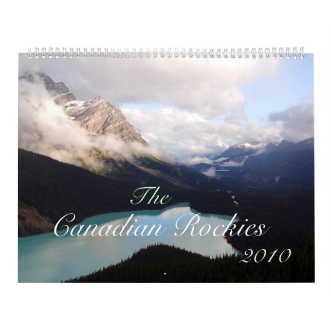 De kanadensiska Rockiesna 2012 Kalender (Omslag)