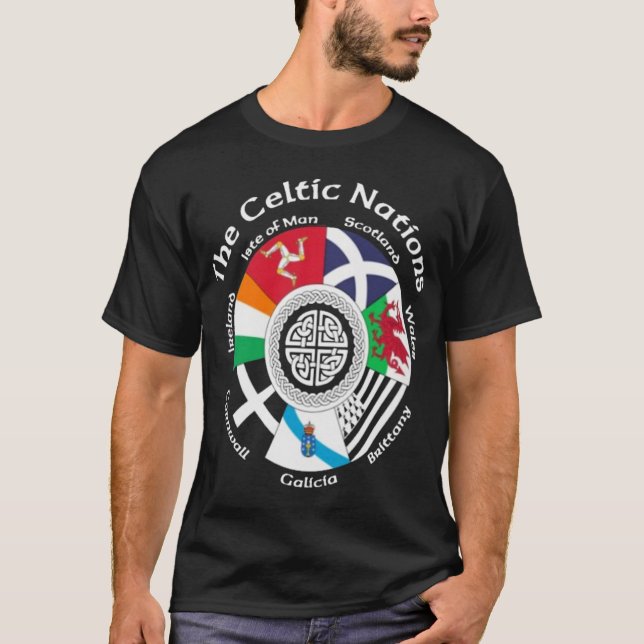 De keltiska nationerna t shirt (Framsida)