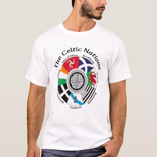 De keltiska nationerna t shirt (Framsida)