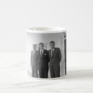 De Kennedy bröderna -- John, Robert och Ted Kaffemugg