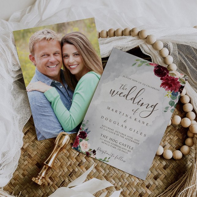 De klassiska blommorna Finare Bröllop vid Inbjudningar (Skapare uppladdad)