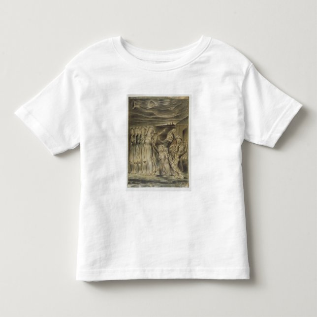 De kloka och dåraktiga oskulderna, c.1822 (w/c och t-shirt (Framsida)